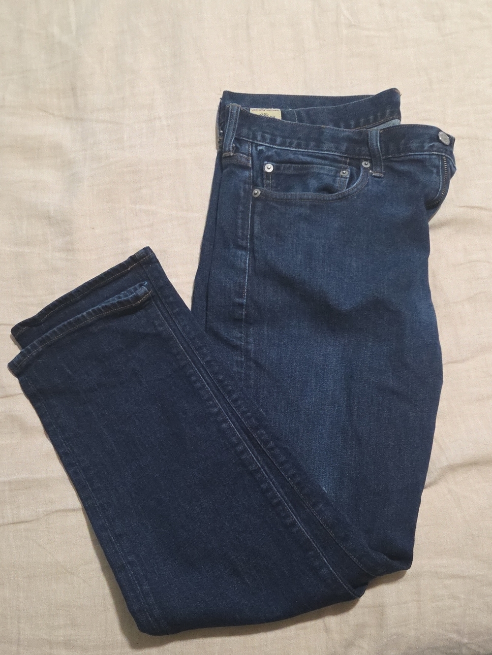 J. Crew Slim Straight Dark Indigo Jeans